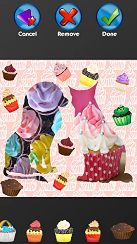 Cupcake Photo Collage