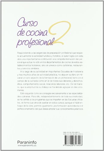 Curso de cocina profesional. Tomo 2 (Hosteleria Y Turismo)