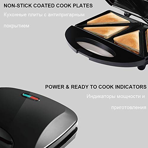 CXFEN Máquina de Hacer gofres multifunción para el hogar, Bandeja eléctrica automática para Hornear, Máquina para Hacer panqueques de calefacción, Sandwichera, Máquina para el Desayuno