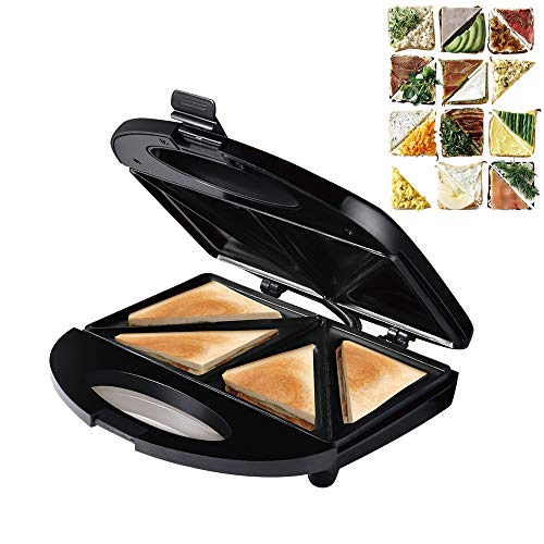 CXFEN Máquina de Hacer gofres multifunción para el hogar, Bandeja eléctrica automática para Hornear, Máquina para Hacer panqueques de calefacción, Sandwichera, Máquina para el Desayuno