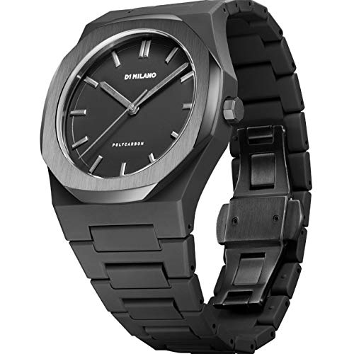 D1 Milano PCBJ13 - Reloj de Cuarzo (policarbonato), Color Negro