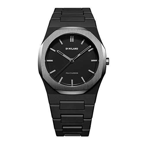 D1 Milano PCBJ13 - Reloj de Cuarzo (policarbonato), Color Negro