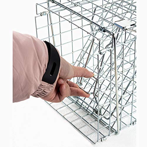 D4P Display4top Animal Trap Cage Trampa de Captura de Animales Vivos, Gatos, Perros, Conejos, roedores (61 x 18 x 21cm)