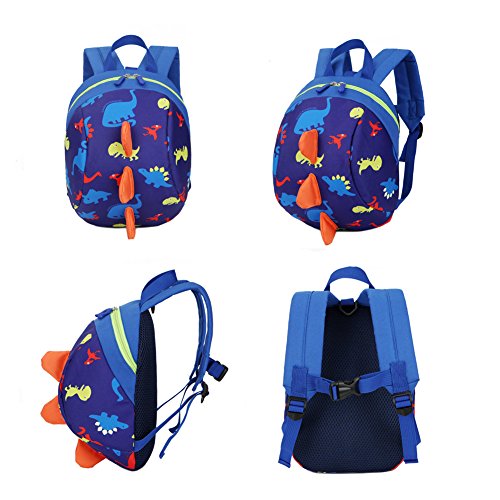 DafenQ Lindo Animal La mochila de jardín de infantes embroma la bolsa de la escuela de la taleguilla Bolso de escuela Kinderrucksack para bebé Niño Niña (Azul)