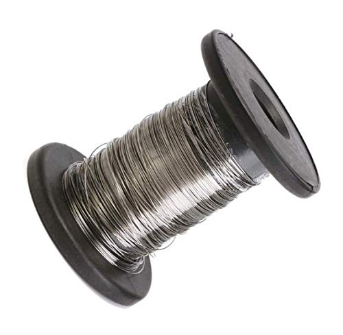 DaFFeng Acero Inoxidable 304 Longitud Del Cable 30M Alambre Brillante Di¨¢metro Del Cable Duro ¨²nico 0.2/0.3/0.4/0.5/0.6Mm - 0.3Mm