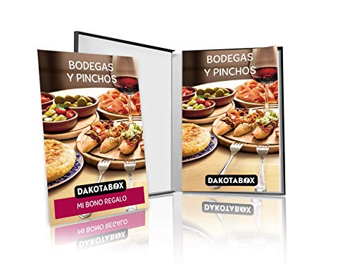 DAKOTABOX - Caja Regalo hombre mujer pareja idea de regalo - Bodegas y pinchos - 400 actividades gastronómicas en restaurantes de tapas o prestigiosas bodegas con D.O.