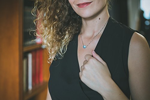 Dalwa Jamtso Mujer plata redondo azul Aquamarine