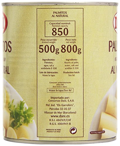 Dani - Palmitas al natural - 500 g