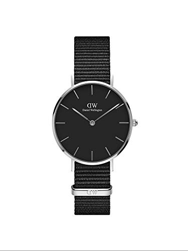 Daniel Wellington Reloj Analógico para Mujer de Cuarzo con Correa en Nailon DW00100216