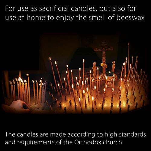 Danilovo Ritual - Velas 100% de cera de abeja - Velas ortopédicas para decoración