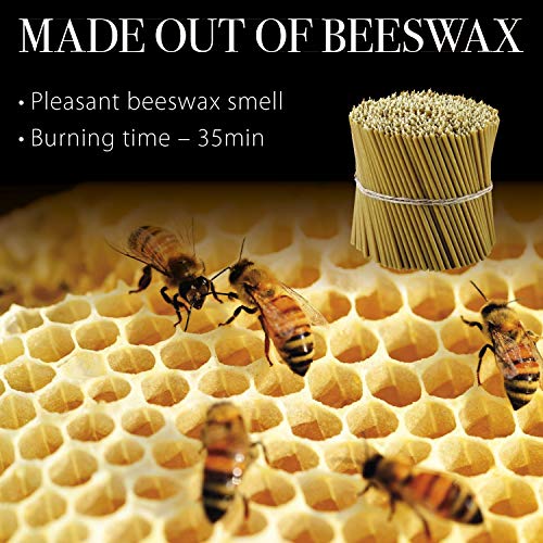 Danilovo Ritual - Velas 100% de cera de abeja - Velas ortopédicas para decoración