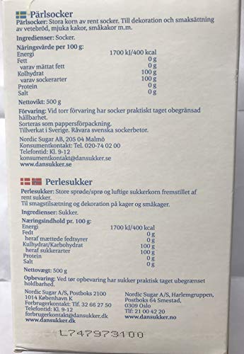 Dansukker Parlsocker Azúcar Perla Gruesa (500g)