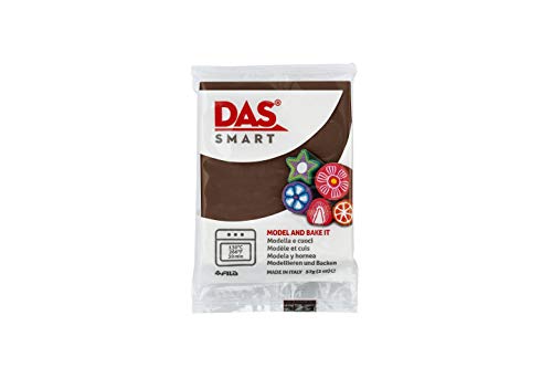 DAS 321028 - Pack de 6 pastillas de pasta para modelar, Chocolate, 9 x 5.8 x 1.4 cm