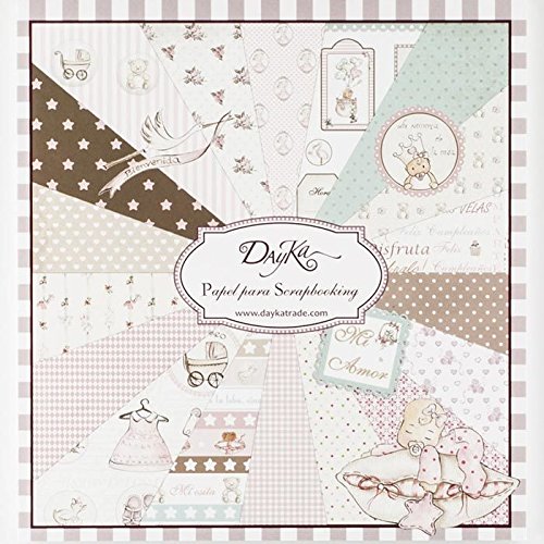 Dayka Trade Kit de Scrapbooking Niña 20x20cm