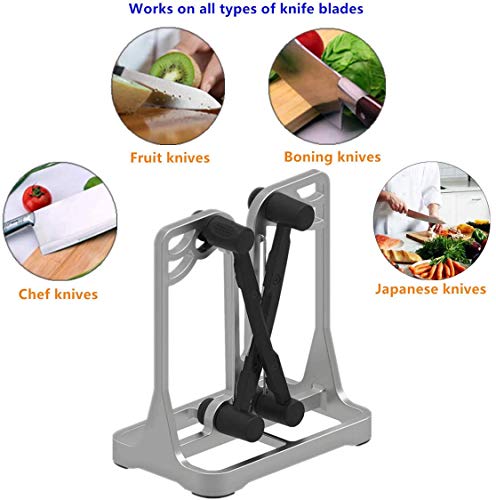 Dealswin - Afilador de cuchillos de cocina profesional manual para todo tipo de herramientas de cocina