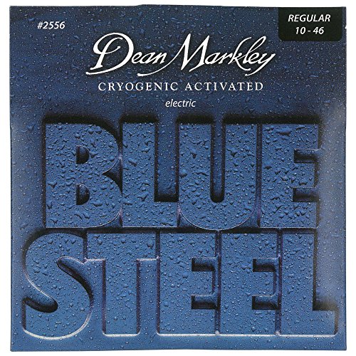 Dean Markley Blue Steel Electric REG 2556 - Juego de cuerdas para guitarra eléctrica de acero.010 - .046