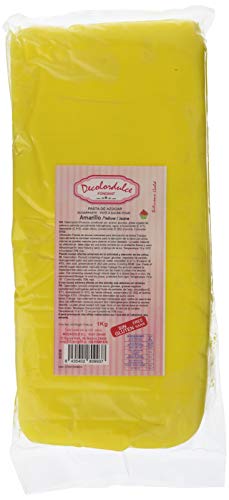 DeColorDulce Fondant Amarillo - 1000 gr