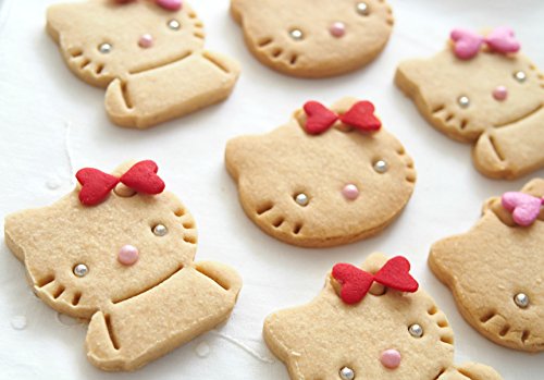 DeColorDulce Hello Kitty Cortadores y marcadores Galleta ABS, Plateado, 25x10x3 cm