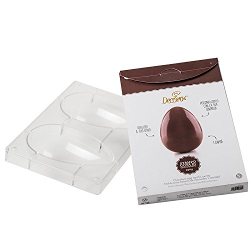 Decora 0050054 Molde para Huevo EN POLICARBONATO 130 G 2 CAVIDADES 150 X 100 MM