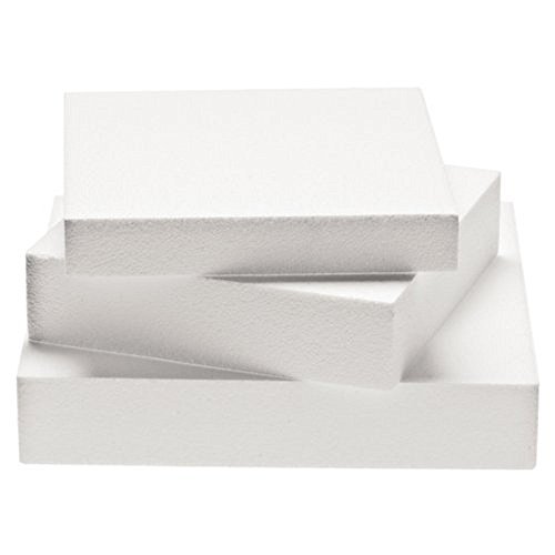 Decora 0174027 Cuadrado DE POLIESTIRENO 30X30X7,5H CM