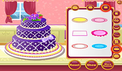 Decoración de pastel de boda - juegos de fabricante de pastel dulce