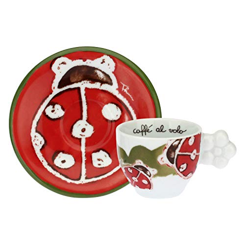 Dekomiro Thun P3005P00 Happy Reinigungsmittel - Juego de 6 tazas de café