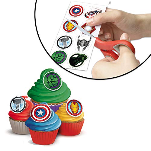 Dekora 231349 - Decoración comestible para tartas y cupcakes, sin azúcar