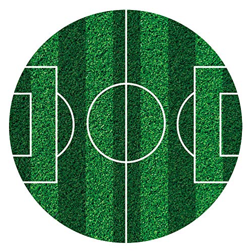 Dekora- Disco Comestible para Decoración de Tartas de Cumpleaños de Fútbol-16 cm (231359)