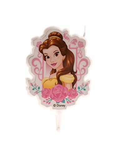 Dekora Vela de Cumpleaños 2D Bella Disney, color amarillo (346002)