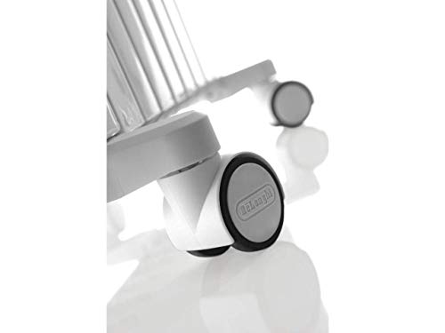De'longhi Dragon TRD40 0615 - Radiador de aceite, 1500 w, función anti heladas, 3 ajustes potencia, asa y ruedas, almacenamiento cable, blanco