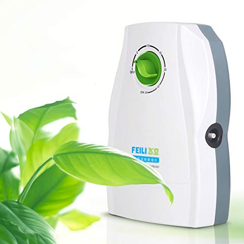 DENGS 18 W 500 mg/h montado en la pared Generador de Ozono, pequeño hogar Ozonizador, con función de temporizador/Blanco / 18w