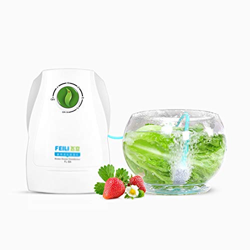 DENGS 18 W 500 mg/h montado en la pared Generador de Ozono, pequeño hogar Ozonizador, con función de temporizador/Blanco / 18w