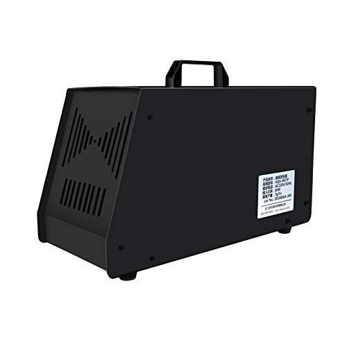 DENGS 200 W montado en la pared Generador de Ozono, 7 g/h Ozonizador, para frutas y verduras en interiores, aire, agua/Negro / 370×165×200mm