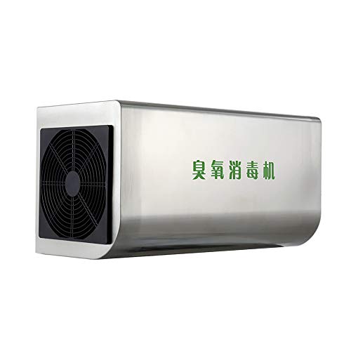 DENGS 80W Montado en la pared 3g/h Ozonizador, generador de ozono Purificador de Aire, para agua, verduras, fruta/Plata / 80W
