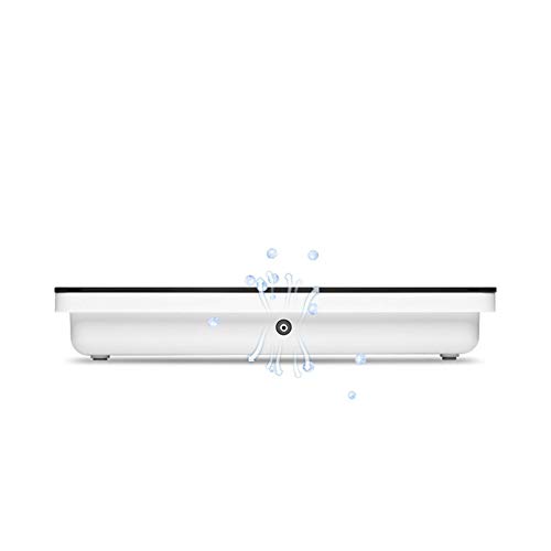 DENGS 8W 400mg / h Generador de Ozono Ozonizador, montado en la pared Purificador de Aire, para frutas y verduras, agua, vajilla, ropa, etc/Negro / 8W