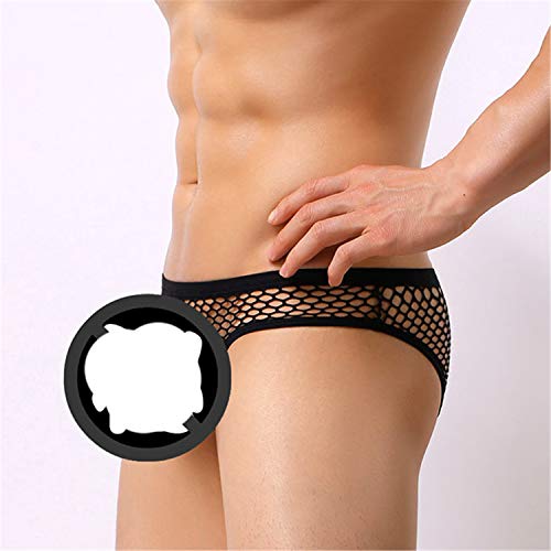 Desconocido JIER Hombres Hombres Eróticos Malla Tanga Ropa Interior Calzoncillos Hombres Slip Hombres Ropa Interior Erótica Tanga Cuerdas Ropa Interior (Multicolor,XX-Large)