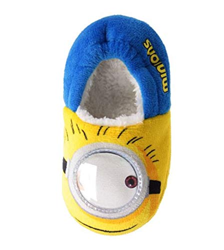 Despicable Me Minions Shakey Eye Pantuflas, color Azul, talla 27 EU