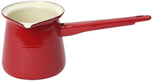 Dexam - Cazo para café Turco (400 ml), diseño Vintage, Color Rojo