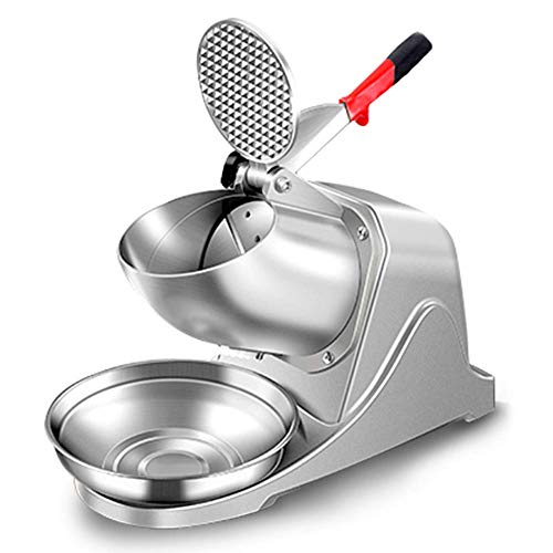 DGYAXIN Picadora de Hielo, Trituradora, maquinaria eléctrica Batidos Doble Cuchilla de Hielo Afeitado, máquina Afeitar Hielo, de Alta 250W 1450R / min Potencia, un hogar y el Negocio