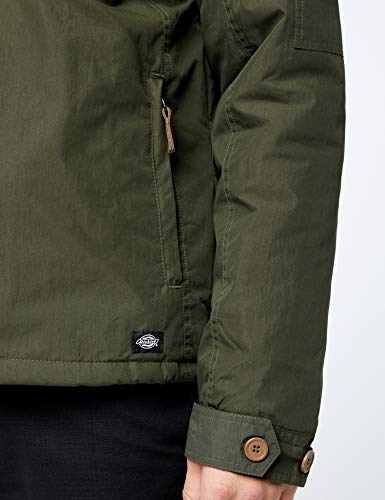 Dickies Milford Abrigo, Verde (Olive Green), Medium (Tamaño del Fabricante:Med'm) para Hombre