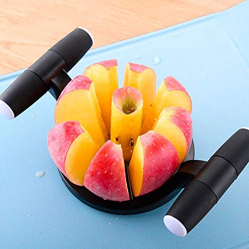 didatecar Cortador De Manzanas De Acero Inoxidable Pelador De Manzanas con Marco De Plástico