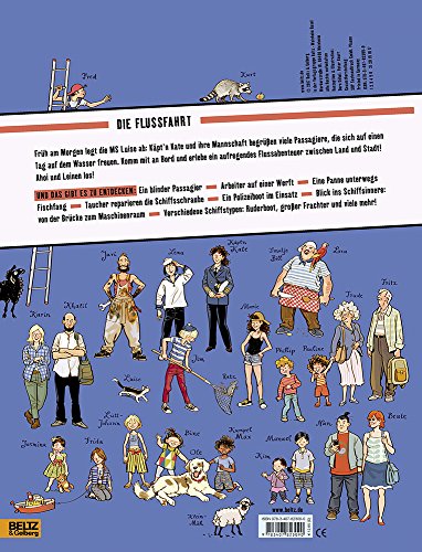 Die Flussfahrt: Eine Wimmelbilder-Geschichte. Vierfarbiges Pappbilderbuch