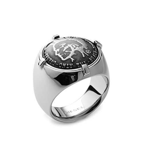 Diesel Anillo de hombre con acero inoxidable - Tamaño 19