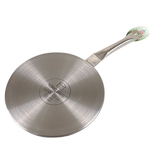 Difusor de calor KINGHOFF KH-4819, placa de inducción, convertidor 19 cm, para cocina de gas o eléctrica, acero inoxidable