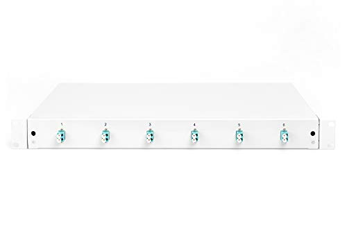 DIGITUS DN-96330/3 Adaptador de Fibra óptica LC Gris 1 Pieza(s) - Adaptadores de Fibra óptica (LC, Gris, Acero, Cerámica de circonio, OM3, 483 mm)