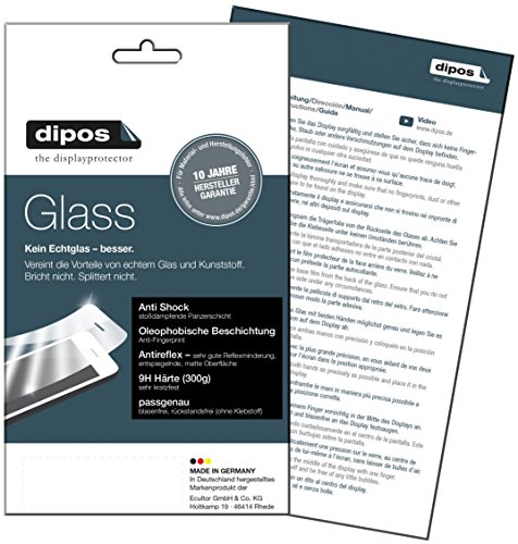 dipos I 2X Protector de Pantalla Mate Compatible con SilverCrest Monsieur Cuisine Connect Vidrio Flexible Cristal Proteccion 9H