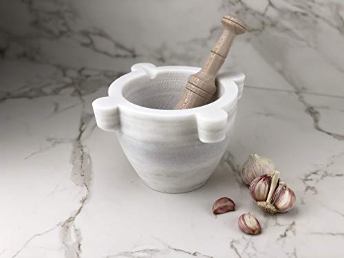 DISHESTONE MORTERO MARMOL L (Blanco)