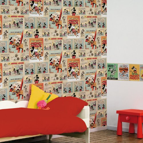 Disney - Papel pintado, diseño de Mickey