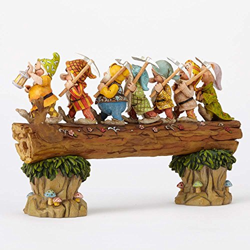 Disney Traditions Figurillas Decorativas con Diseño Traditional, Resina, Multicolor, 20 x 1.1 cm