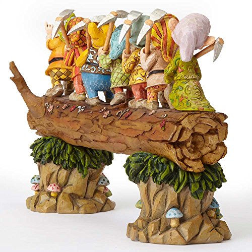 Disney Traditions Figurillas Decorativas con Diseño Traditional, Resina, Multicolor, 20 x 1.1 cm